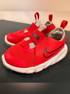 Nike Toddler Red Flex Runner Slip-On Shoes